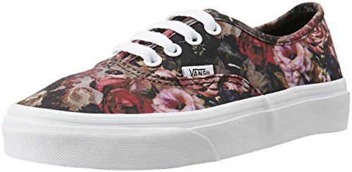 Image of Vans Unisex Authentic Moody Floral, Black and True White Sneakers - 7 UK /India (40.5 EU)