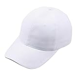 sunnymi Cap, Pure Farben Basecap Lässig Für Herren Damen Junge Mädchen Hüte Baby Hut Kappe Baseball Schick Freizeit und Sport Erreichte (Weiß, One Size)