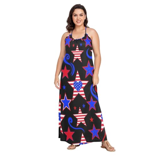 Robe caraco patriotique dos nu décontractée taille M
