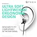 ATECH Ultra Flexible Silicon Sleeping Earbuds with Microphone Earplugs for ASMR, Insomnia, Snoring, Air Travel, Relaxation, Binaural