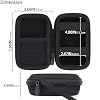 co2CREA Case for Anker MagSafe UFO 3-in-1 MagGo Wireless Charger Station 15W Foldable Travel Charging Pad, Hard Travel Case Compatible with Anker MagGo Charging Station and Adapter (Black Case)