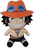 Great Eastern Entertainment One Piece- Ace Sitting Pose Plush 7' H