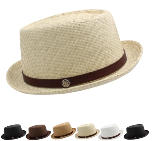 Sombrero de verano de malla para hombre, estilo retro e ideal para protegerse del sol en la playa