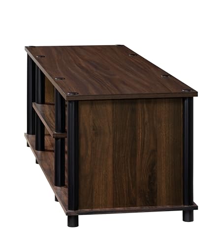 Image of DeckUp TV1240B Tube-N-Turn Engineered Wood TV Unit (Walnut, Matte Finish)
