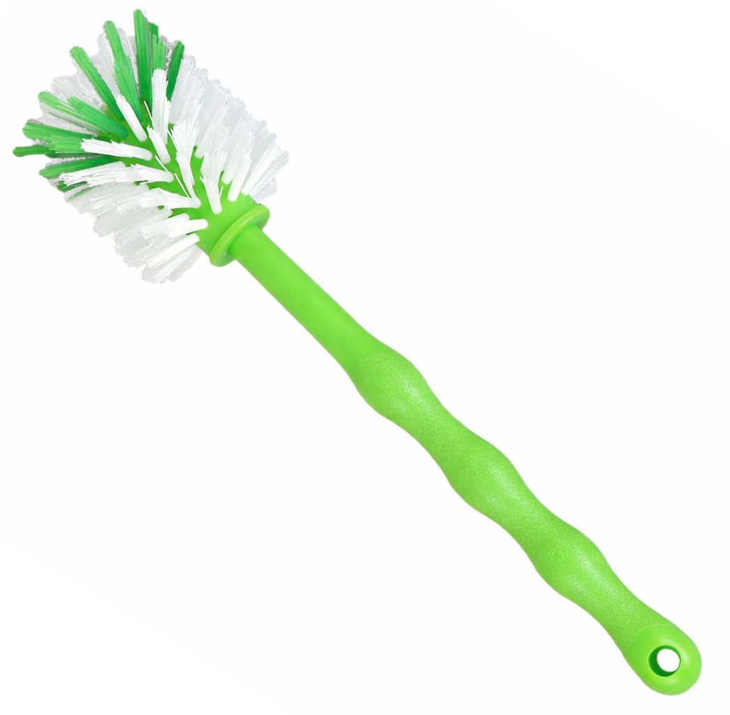 matrasa Spülbürste Tassenbürste - ideal für Thermomix ® TM6 TM5 TM31 und TM21 - mit Nylonborsten (26cm GRÜN)