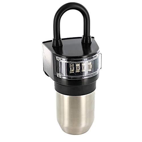 Ram-Pro Words Lock Stor-More Key Storage Box with 4 Dial Pad Stainless Steel Body Door Knob Wall Mountable Reset Able Word or Letter Combination Lock for Outdoor & Hardware Store