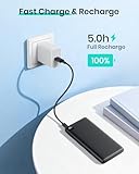Power Bank 26800mAh Portable Charger - Hiluckey 22.5W PD Fast Charging External Battery Pack USB C Input & Output Mobile Phone Charger with LED Display Compatible with Smartphone Tablet - Image 5