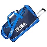 JOOLA Sporttasche Alpha | Geräumige Reisetasche Rollbag mit Teleskopstange und Rollen | 120 l Volumen mit Hauptfach und Nebenfach |, Navy/BLAU, 80 x 42 x 36 cm