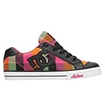 Para niñas. DC Chelsea TX, Zapatillas de Skateboarding Infantil, Black/Pink/Soft Lime, 10 UK Junior