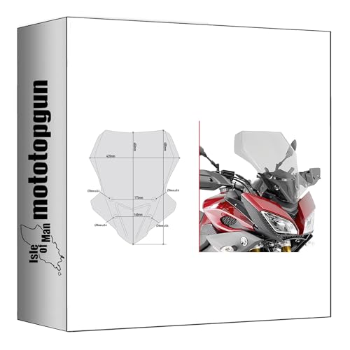 Givi D2122S bulle fumée protection contre le vent Yamaha MT-09 Tracer