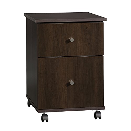 Sauder File Cart, Cinnamon Cherry Finish