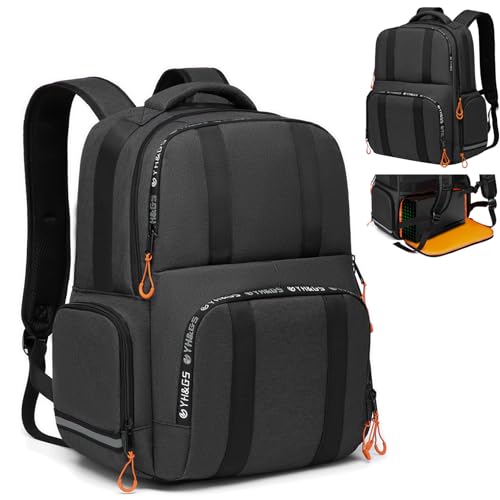GOTECH Mochila de transporte compatível com console Xbox Series X/S, estojo de transporte de viagem com vários bolsos de armazenamento para controles Xbox, disco rígido portátil, fone de ouvido e