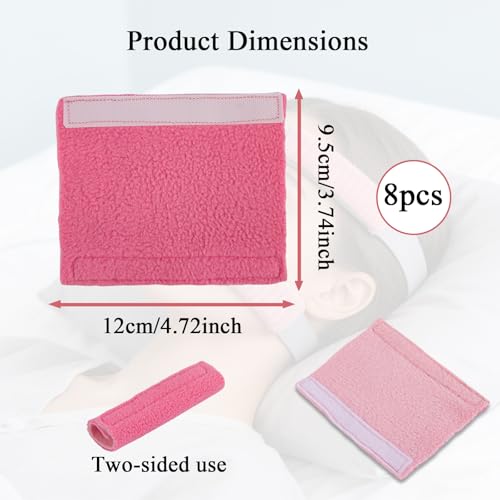 8-Pack CPAP Headgear Strap Covers, CPAP Mask Cushions, CPAP Supplies for Sleep Apnea Mask, Comfortable CPAP Accessories and Skin Protector Compatible with Most CPAP Strap to Reduce Discomfort (Pink)
