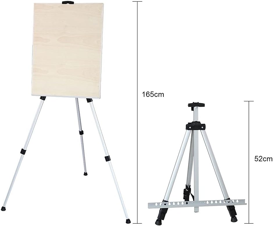 Aluminum Alloy Tripod Display Bracket Folding Telescopic Studio Painting Easel for Outdoor Travelling Accessories