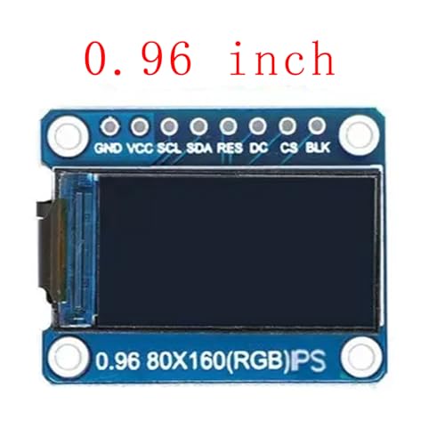 Image of gotor tft LCD Display Module Screen st7735 i2c hd IPS LCD Display SPI | 0.96 inch st7735 i2c lcd display module spi 128x60 tft lcd display module screen for single board computer project