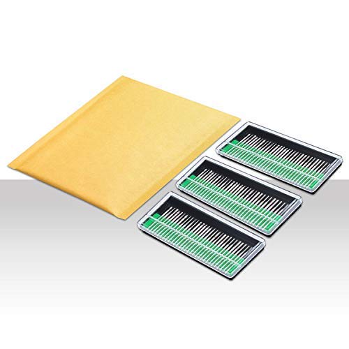 Zfe Diamond Burr Bits Drill Kit For Rotary Tool Metal Woodworking Router Grinding Engraving Carving- 1/8"(3Mm) Shank Pack Of 90Pcs/ 3 Sets #TOP2