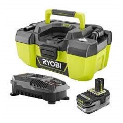 Ryobi 18-Volt ONE+ Lithium-Ion Cordless 3 Gal. Project Wet/Dry Vac with Accessory Storage Kit, (1) 3.0 Ah Battery, and Charger Model# P1978N