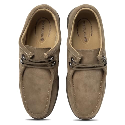 Image of Woodland Men's Lace -Up Casual Shoes