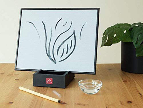 The Original Buddha Board Art Set: Water Painting W/ Bamboo Brush & Stand For Mindfulness Meditation – Inkless Drawing Board - Painting & Art Supplies – Ideal Relaxation Gifts For Women Or Men #TOP7