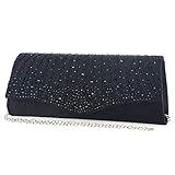 Der Schmetterling Rhinestone Hasp Verschluss, der die Abendtasche ausgefallener und einzigartiger macht;