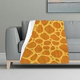 Niedliche Giraffendecke, Plüsch, flauschig, weich, Flanell, Warm und kuschelig.