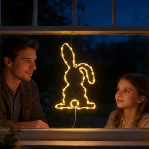 Guirlande Lumineuse de Pâques LED à Télécommande pour Décoration de Maison - 3