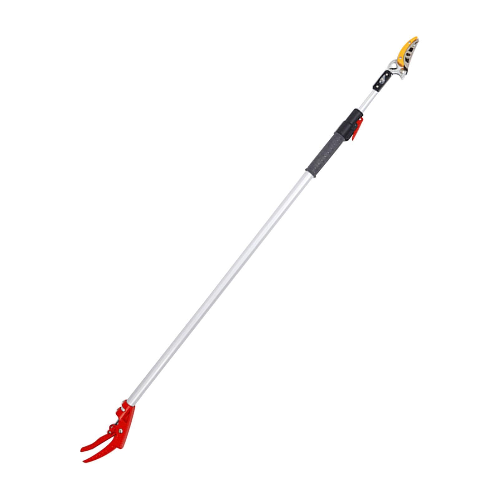 kowaku Ébrancheur Sécateur à Longue Portée Cueille-fruits Outil de Jardinage Perche D'Élagage avec Manche Télescopique En Métal Robuste Adapté pour La Taill