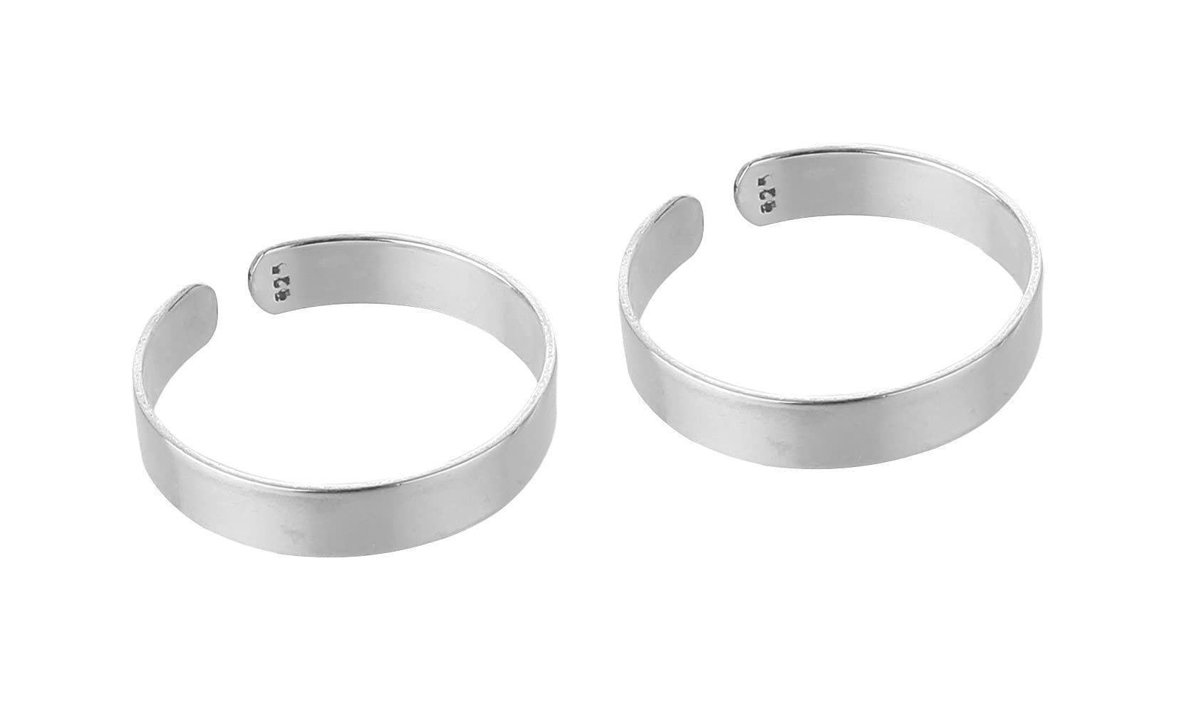 jsaj 925 STERLING SILVER CHUTKI BICHHIYA BAND TOERING TOE RINGS FOR WOMENS-picture-33