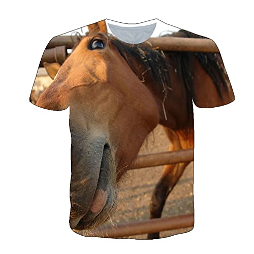 T-shirt d'été pour homme avec motif 3D audacieux look harajuku T10913 4XL
