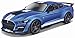 Ford Shelby Mustang GT500 VI Coupé Bleu avec rayures blanches Modèle à partir de 2014 Version à partir de 2020 1/18 Maisto Modèle de voiture