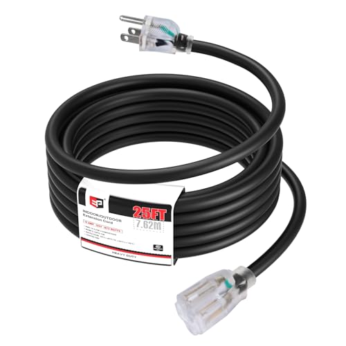 EP 25 Fuß Heavy Duty Verlängerungskabel