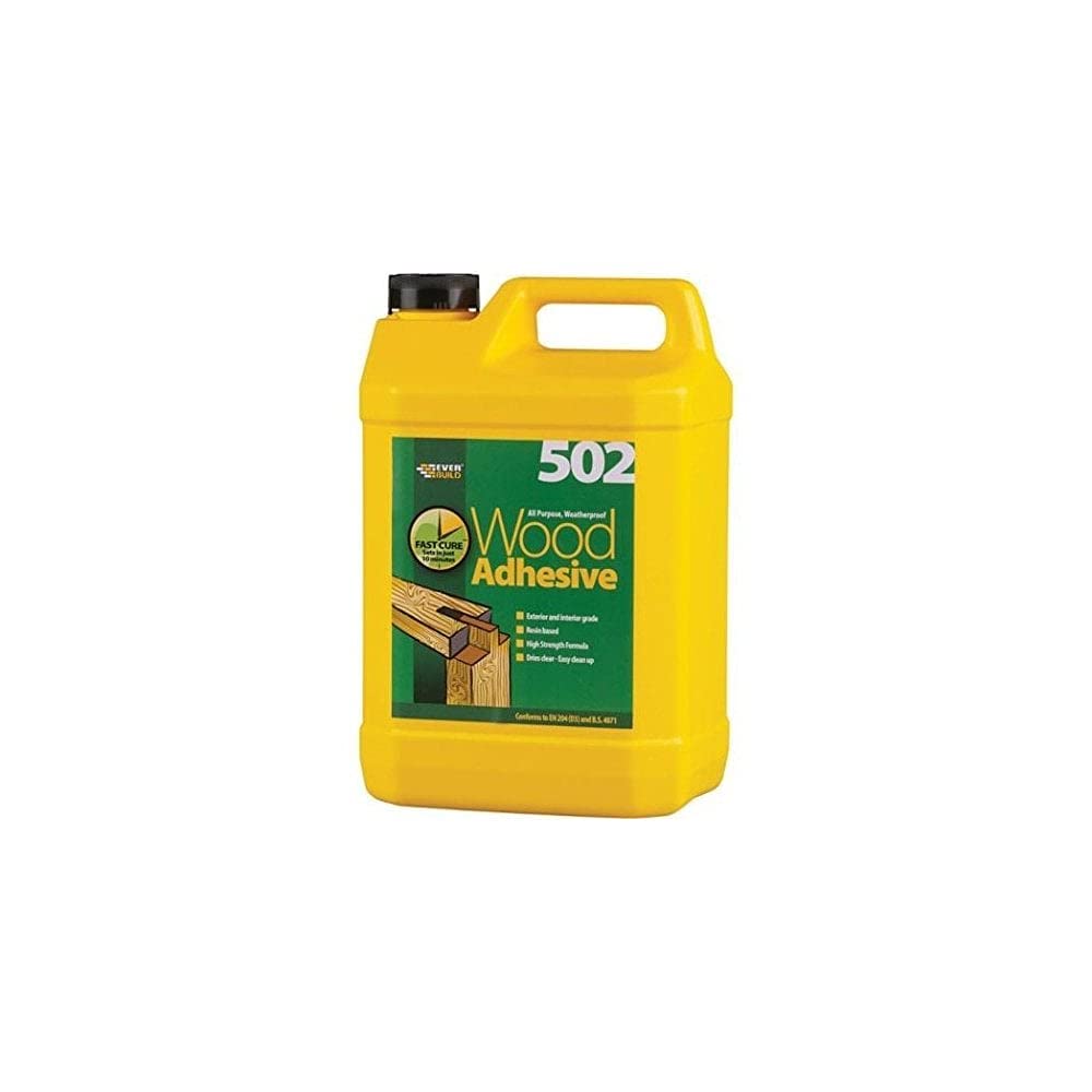 Everbuild Sika 482247 502 All Purpose Weatherproof Wood Adhesive 500Ml