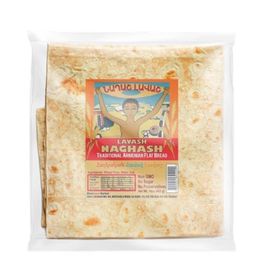 Lavash Naghash Flat Bread Traditional Armenian Lavash 1Lb Pack Of 3
