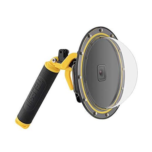 Dome Compatível com GoPro Hero 9 e 10 Black com Bastão e Gatilho - Telesin