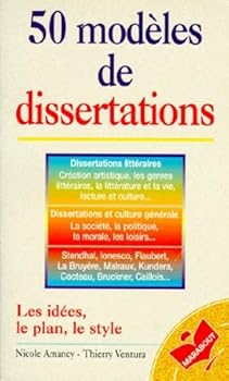 Mass Market Paperback 50 Modeles De Dissertation [French] Book