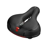 👍 Der Fahrradsitz verfügt über ein universelles Passformsystem, mit dem fast alle Arten von Fahrrädern montiert werden können. Dieser Fahrradsattel ist für Männer, Frauen, Jungen, Mädchen, Kinder usw. konzipiert.