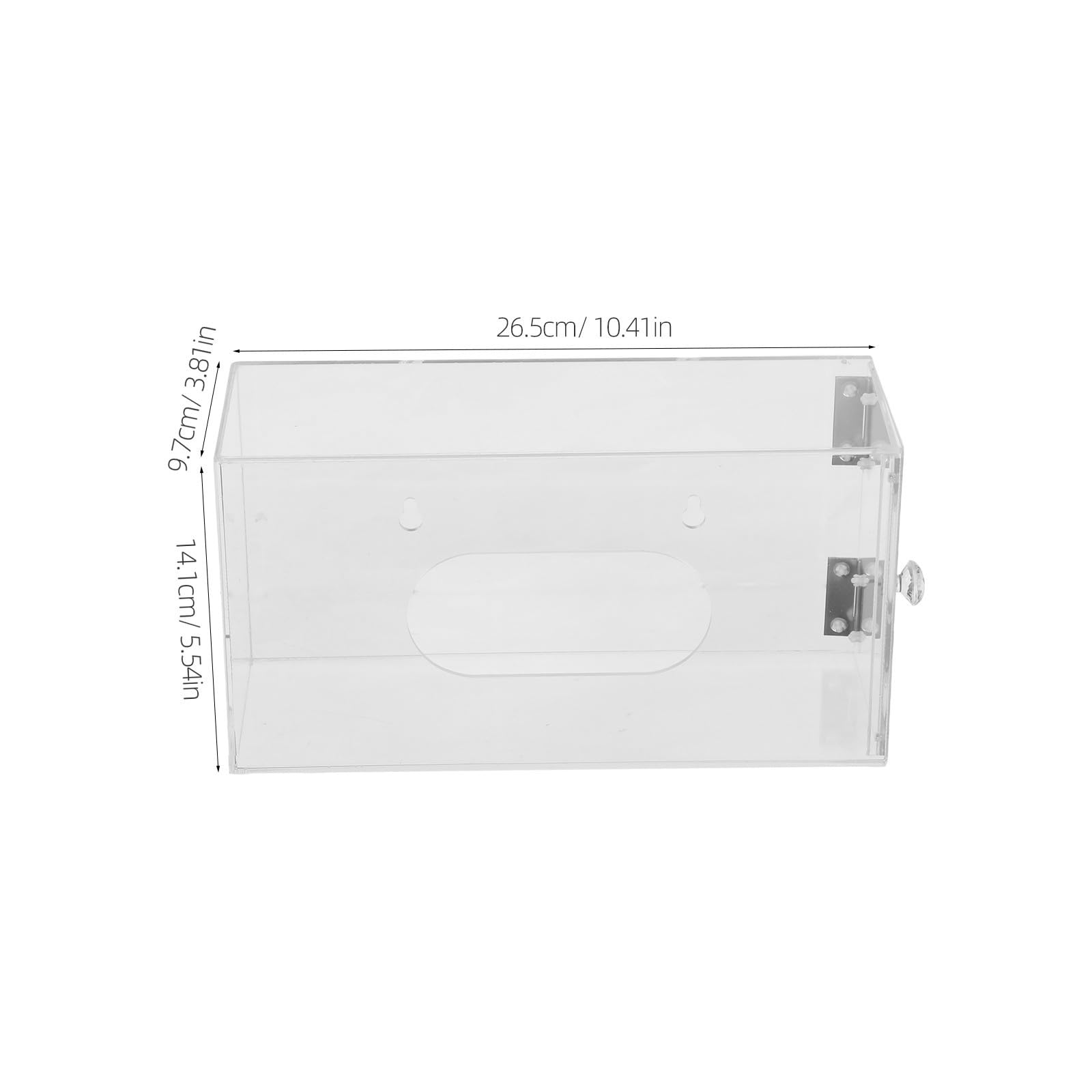 Dispensador de Acrílico de Pared para Laboratorio