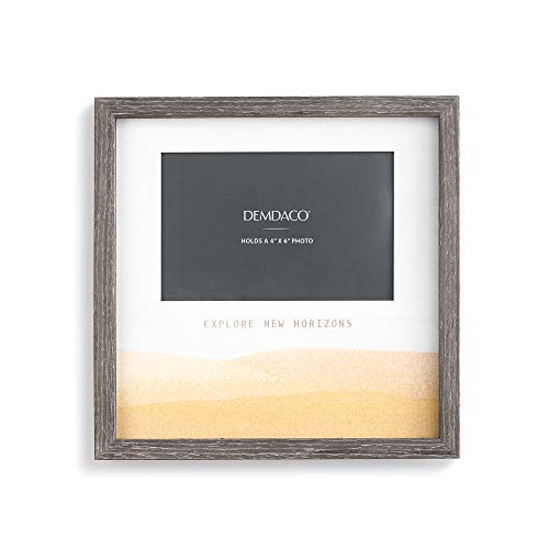 Demdaco Explore New Horizons Sunset Orange 9.5 X 9.5 Medium Tabletop Picture Frame #TOP18