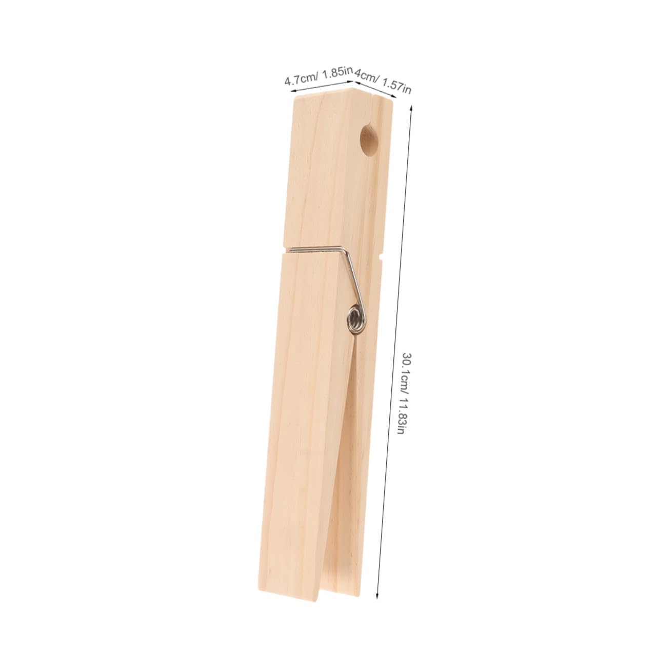 POPETPOP 2pezzi Mollette Gigante in Legno per Asciugamani Mollette di Sfuse per Stendere i Panni per Sacchetti Alimentari per Foto e Decorazioni Fai da Te per Bagno o Lavanderia