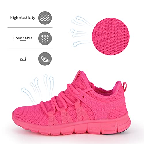 Image of INZCOU Running Shoes Lightweight Tennis Shoes Non Slip Gym Workout Shoes Breathable Mesh Walking Sneakers