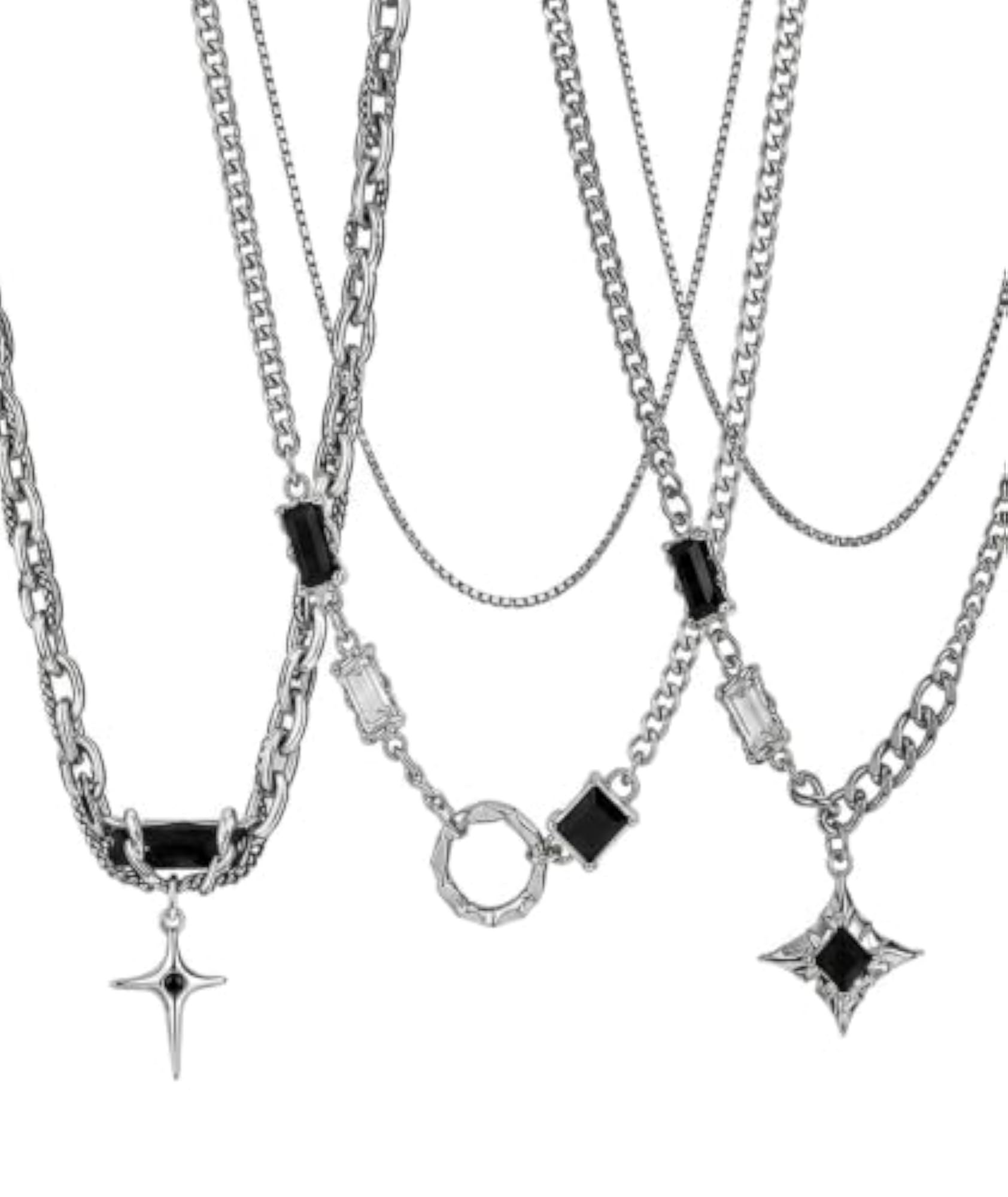 3-Piece Gothic Jewellery Set for Men