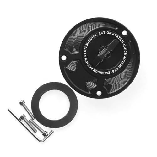 Bouchon réservoir sans clé moto YZF R1 R3 R6 R7 MT07 MT09 noir