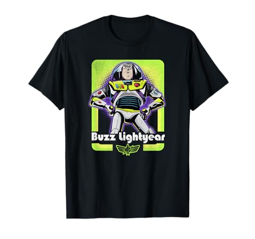 T-shirt Buzz Lightyear coton anti-déformation portrait Toy Story résistant
