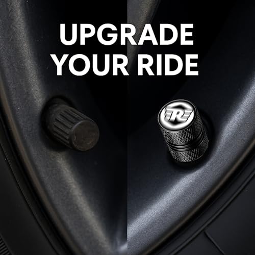 Image of Metal Tyre Valve Caps (Set of 4) | Laser Engraved | Anti-Leak O-Ring | Stylish Air Stem Covers | Universal Fit | Compatible with Ro-al En-Field Classic 350, Hunter 350, Meteor 350, Himalayan & More