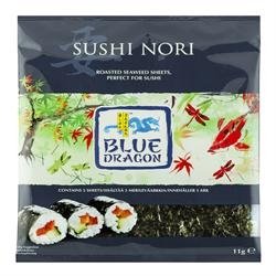 Blue Dragon Sushi Nori - Algas asadas (11 g, 9 unidades) Cover