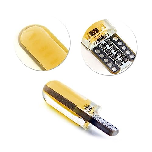 RUNROTOO 10 Peças Luz De Cortesia Lâmpadas Festão De Carro Luz Ampla Lâmpadas De Silicone Mapa Luz C