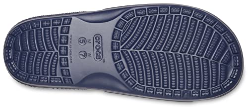 Crocs Unisex Classic Slide Sandals, Navy, 5 Men/7 Women #TOP2