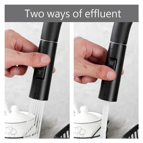 Grifo de cocina extraíble monomando giratorio 360 con estante 7