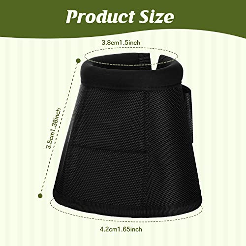 Chunful 2 Pcs Overreach Bell Boot Horse No Turn Shock Absorbing Tear Resistant Bell Boot Nylon Horse Care Boot For Horse Durable Long Lasting Protective Hoof Boot For Every Horse Age Equine Boots #TOP1