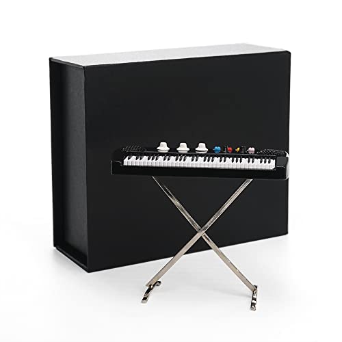 Clavier électronique miniature 1/12 Odoria pour décoration de maison de poupée